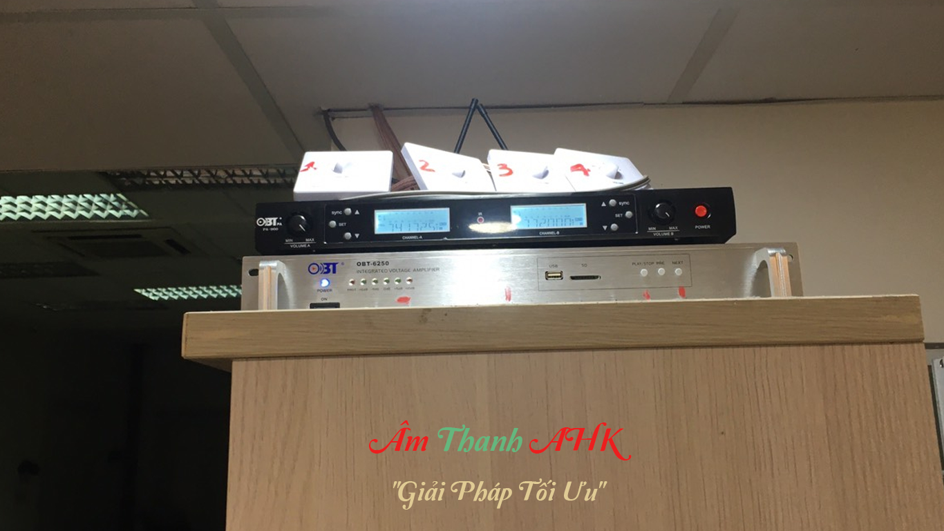 Lắp đặt hệ thống âm thanh văn phòng cho công ty Nam Việt 2