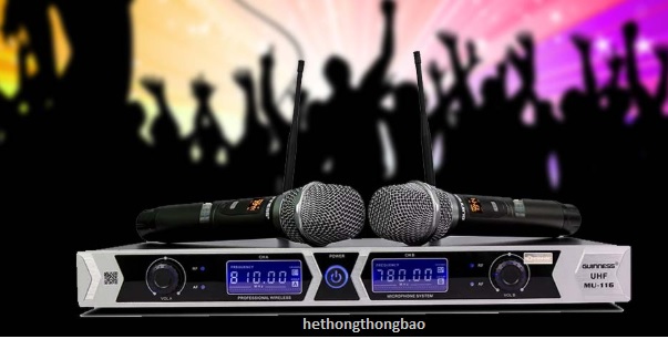Micro Không Dây GUINNESS MU-116 chính hãng