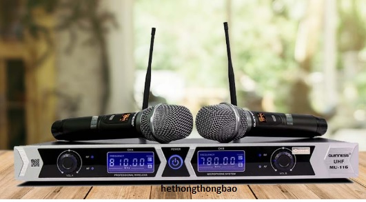 Micro Không Dây GUINNESS MU-116 giá rẻ